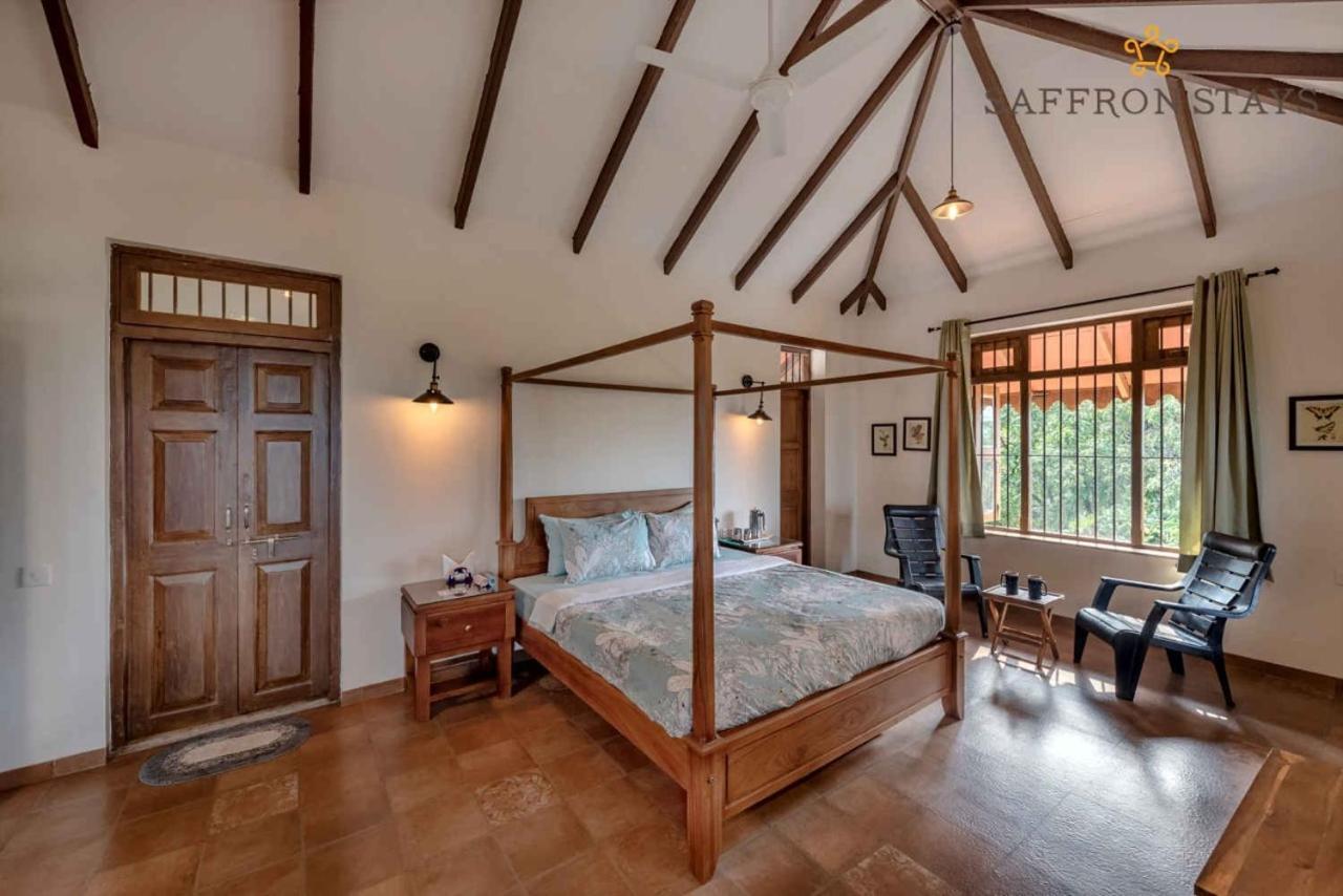 Saffronstays Niramay, Torna-Rajgad - Rustic Pool Villa With A Gazebo And Great Forest Views Marg Asni Dış mekan fotoğraf