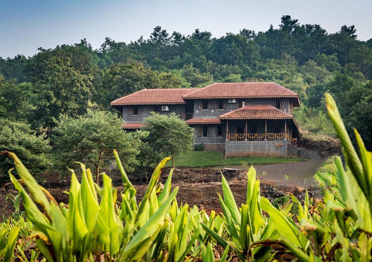Saffronstays Niramay, Torna-Rajgad - Rustic Pool Villa With A Gazebo And Great Forest Views Marg Asni Dış mekan fotoğraf