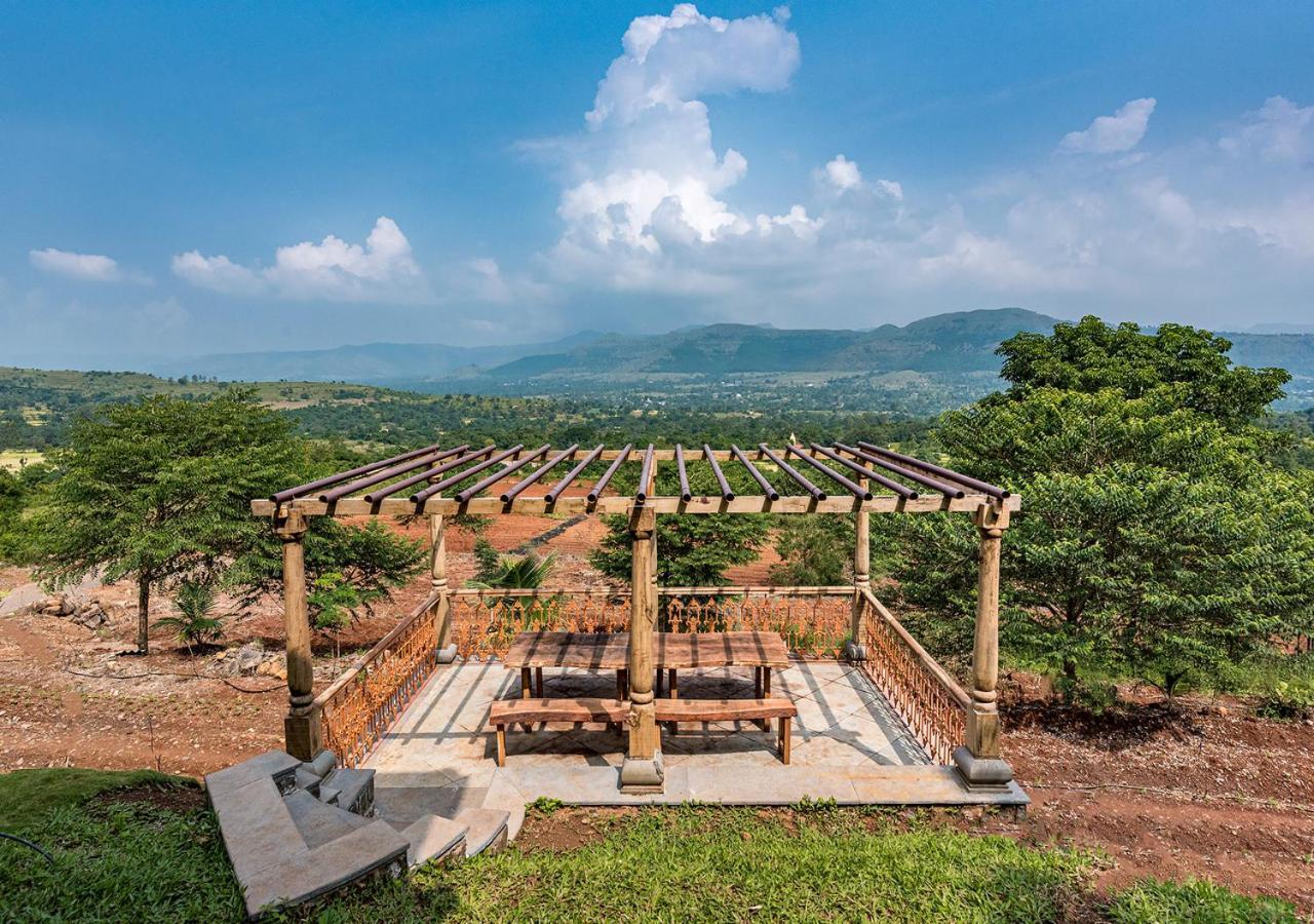 Saffronstays Niramay, Torna-Rajgad - Rustic Pool Villa With A Gazebo And Great Forest Views Marg Asni Dış mekan fotoğraf