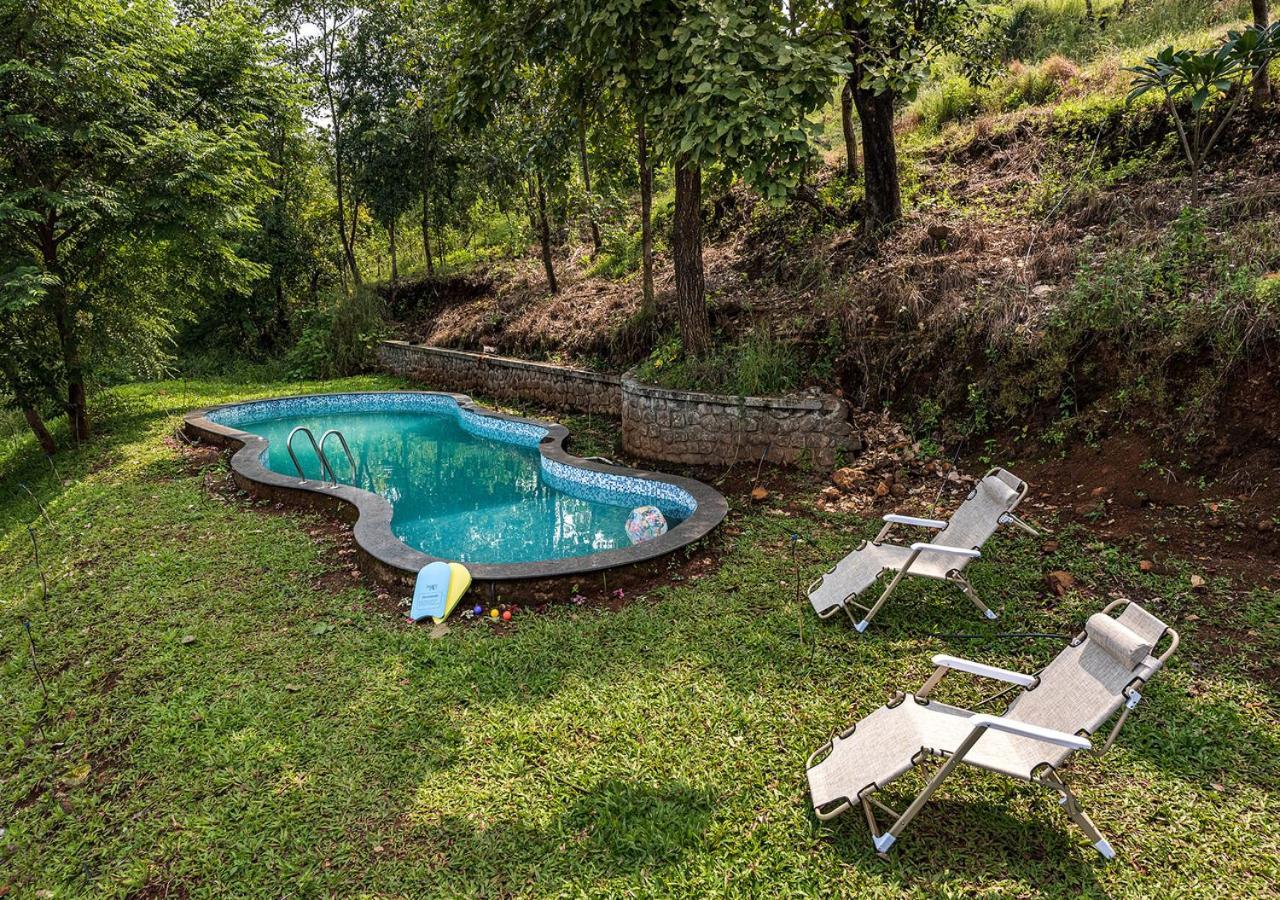 Saffronstays Niramay, Torna-Rajgad - Rustic Pool Villa With A Gazebo And Great Forest Views Marg Asni Dış mekan fotoğraf